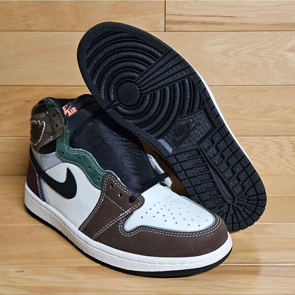 Air Jordan 1 High OG Hand Crafted Size Mens Shoe Sneaker DH3097-001 - Picture 3 of 12